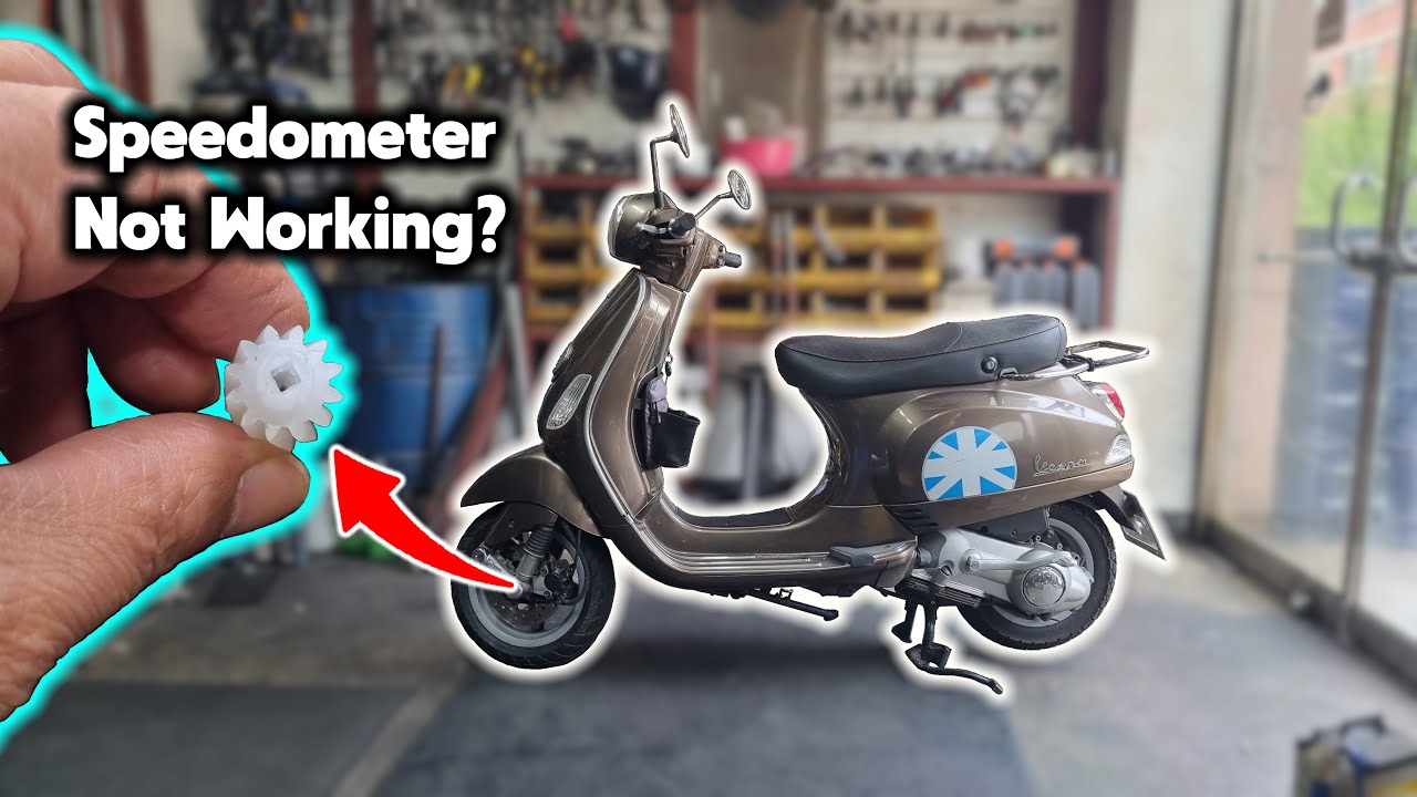 Спидометр вашего мотоцикла не работает?  - Piaggio Vespa 125