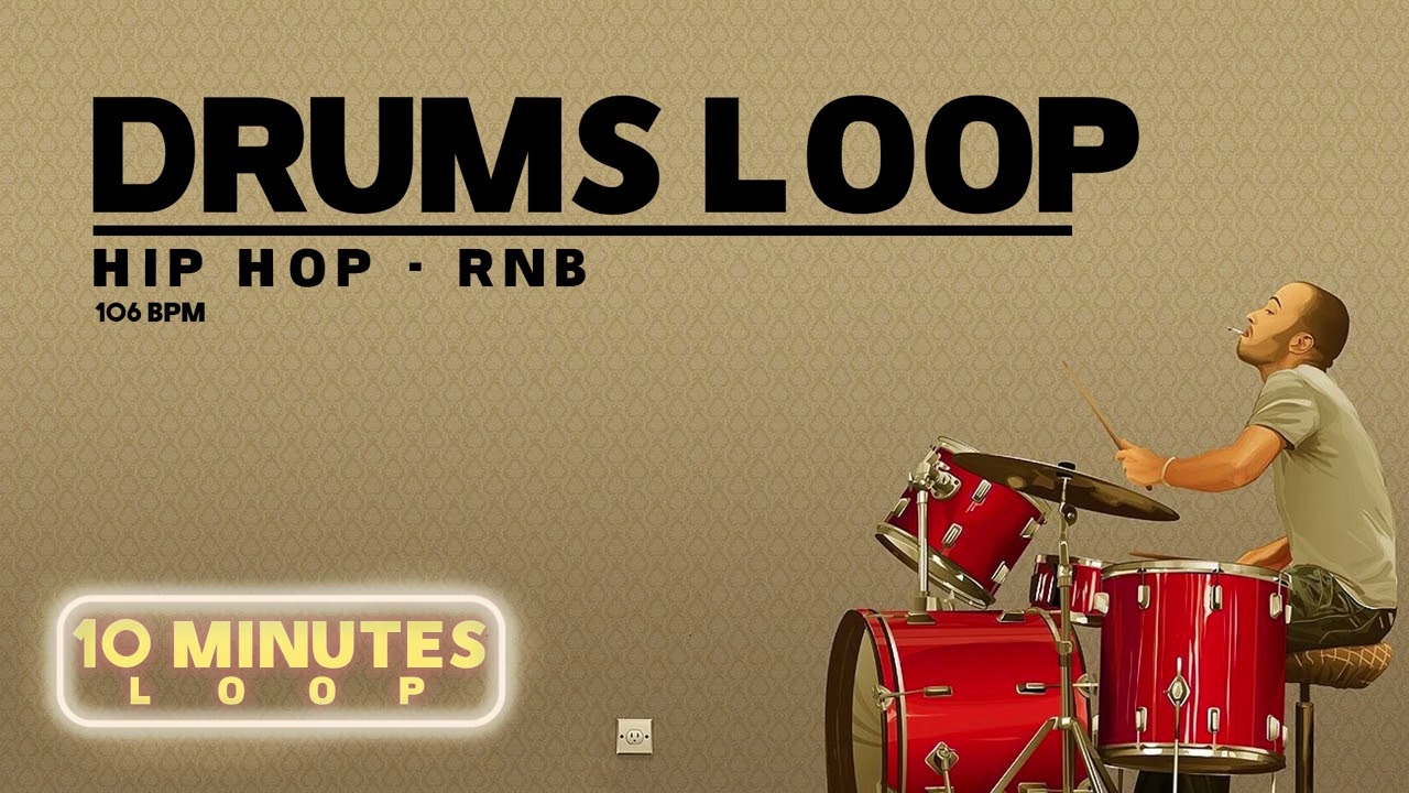 FREE DRUMS LOOP - Hip Hop / RNB - 106 BPM 🥁