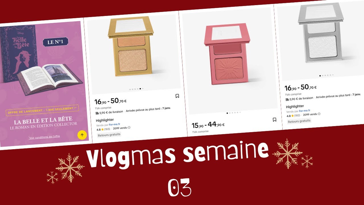 | 🎄🎅VLOGMAS SEMAINE NUMÉRO 03🎅🎄 | Haul Action & Leclerc, Une semaine pas comme les autres … 
