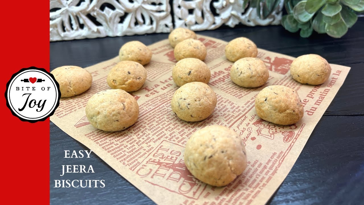 Jeera Biscuits Recipe with Wheat Flour - Surati butter jeera biscuit - Makhani Dara Cookies