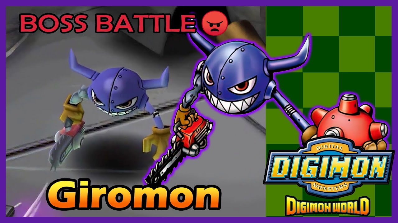 Digimon World HD Remaster Giromon Boss Battle