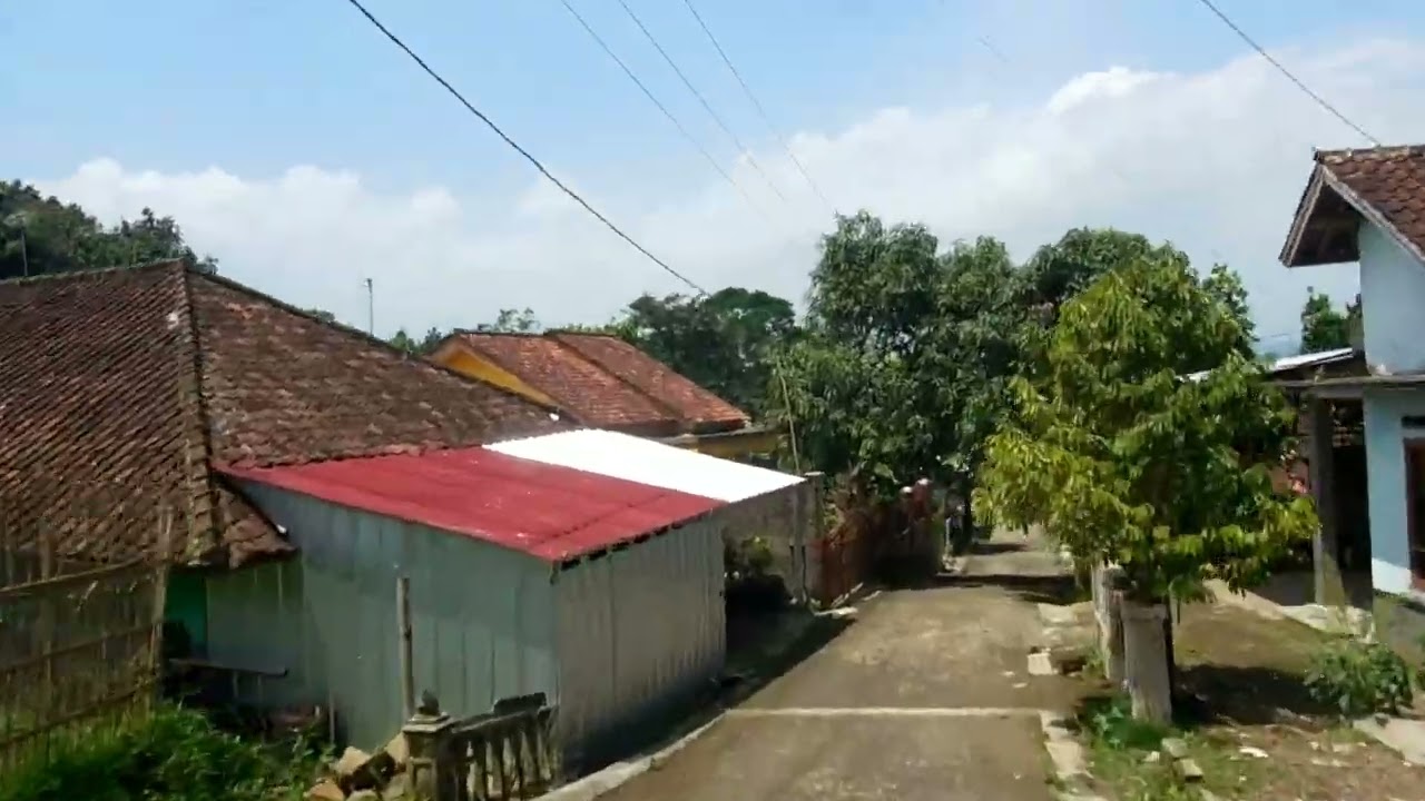 Dari Pilemburan di atas bukit, Sarongge ➡️ Sukaregang dengan nuansa alam yg sangat indah#pedesaan