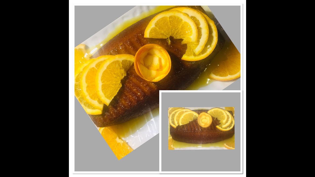 🍊😋gâteau à l'orange moelleux 🍊🍊كيكة البرتقال 🍊🍊خفة بصلصة رائعة🍊🍊