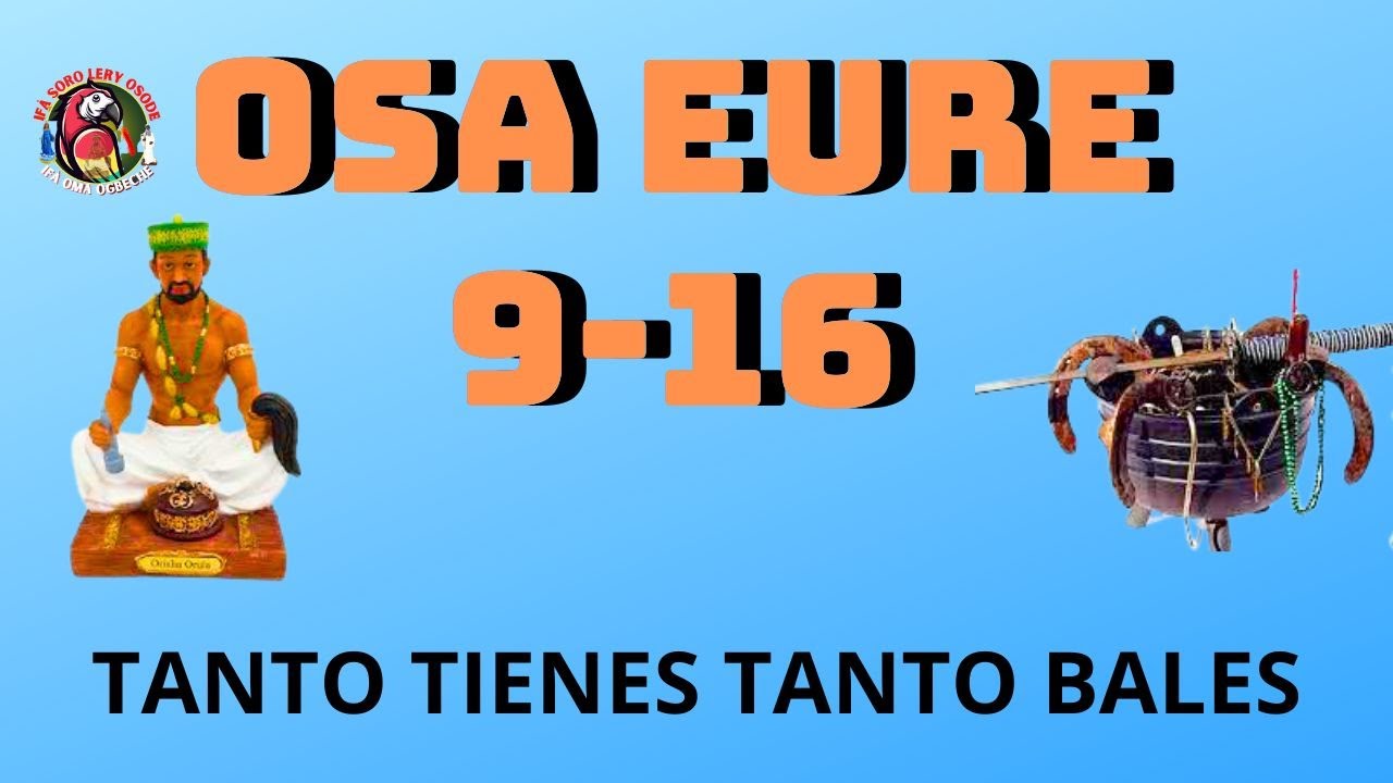 OSA EURE 9-16...TANTO TIENES TANTO BALES.