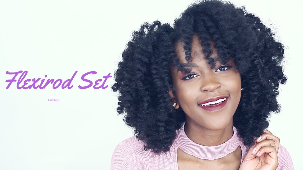 HOW TO | Flexirod set on 4C hair
