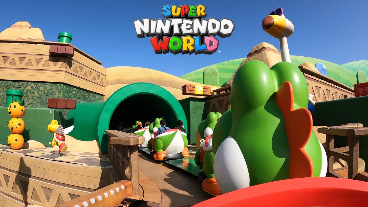 【4K60P】USJ ヨッシー・アドベンチャー / Yoshi's adventure ride at Universal Studios Japan 