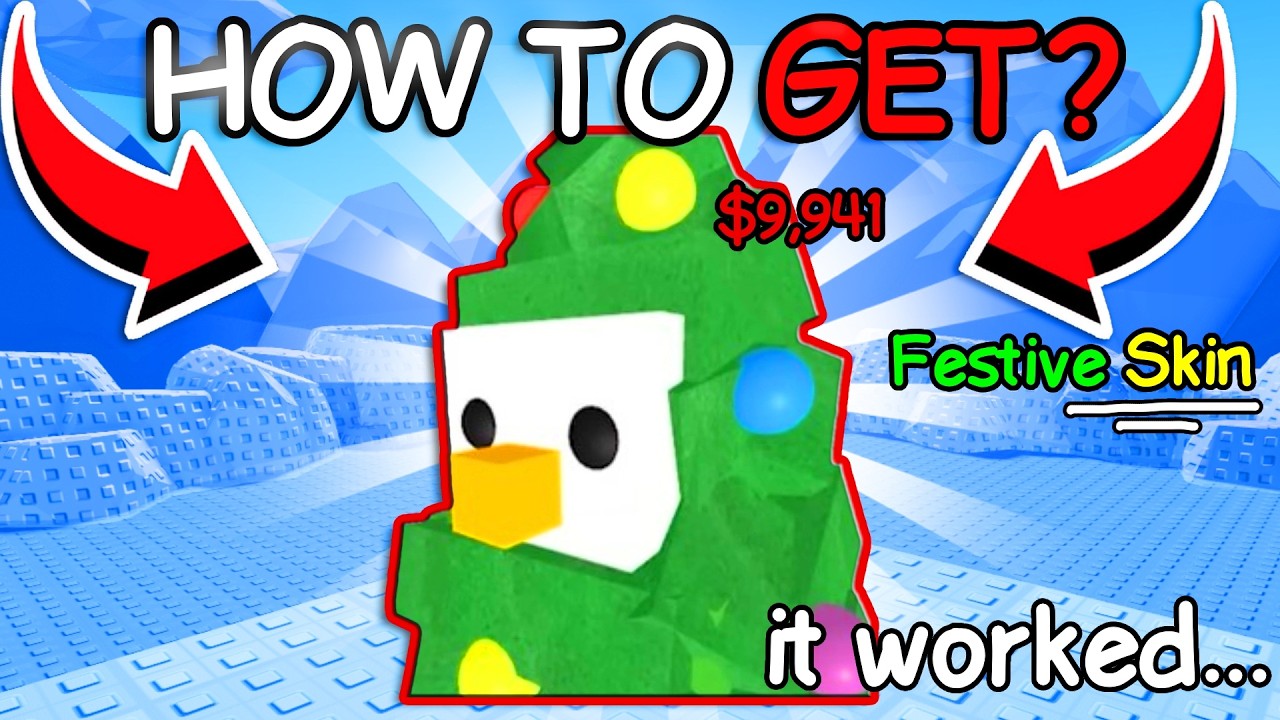 How To Get *FESTIVE* Penguin Skin in Roblox Knockout🐧(EXTREMELY RARE)