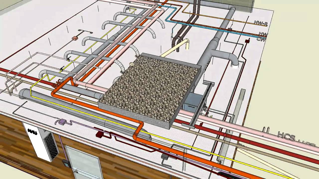 MECHANICAL & ELECTRICAL - TYPICAL 3D - SKETCHUP