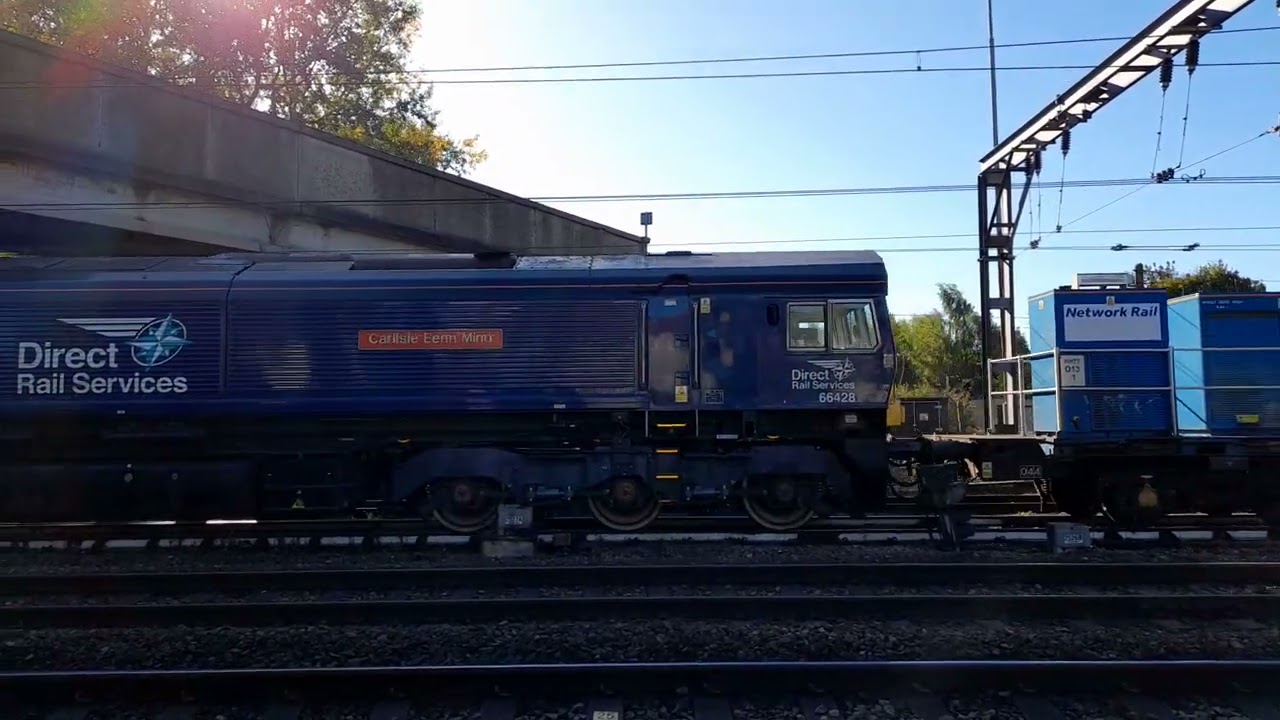 DRS 66428/66424 passing through cremorne lane on the 15th RHTT of the 2022 season on 10/10/2022