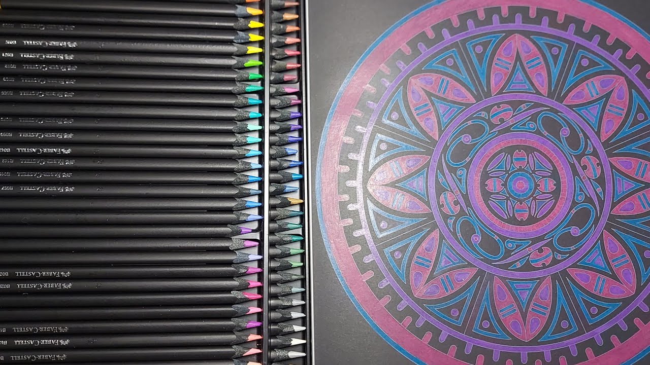 Огромное пополнение коллекции карандашей.Арт-материалы и раскраски.# Faber-castell black edition.💥❤️