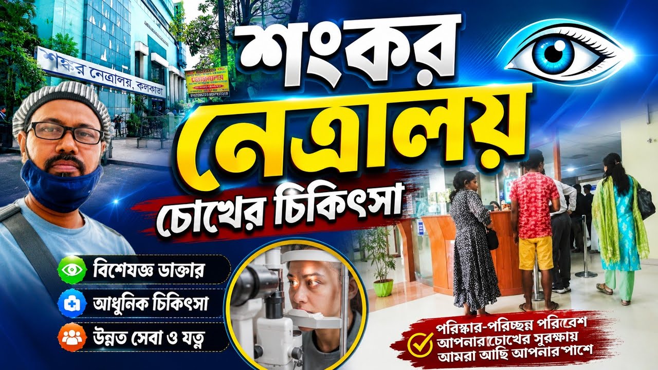 শংকর নেত্রালয় চোখের চিকিৎসা করাবেন কিভাবে। Shankar Netralaya Eye Hospital Kolkata How to Go?