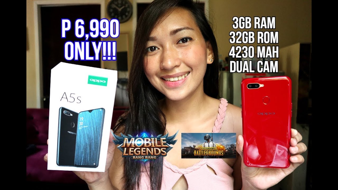 OPPO A5S - UNBOXING & FULLREVIEW (ML,PUBG,CAMERA,BATTERY,HEATING)