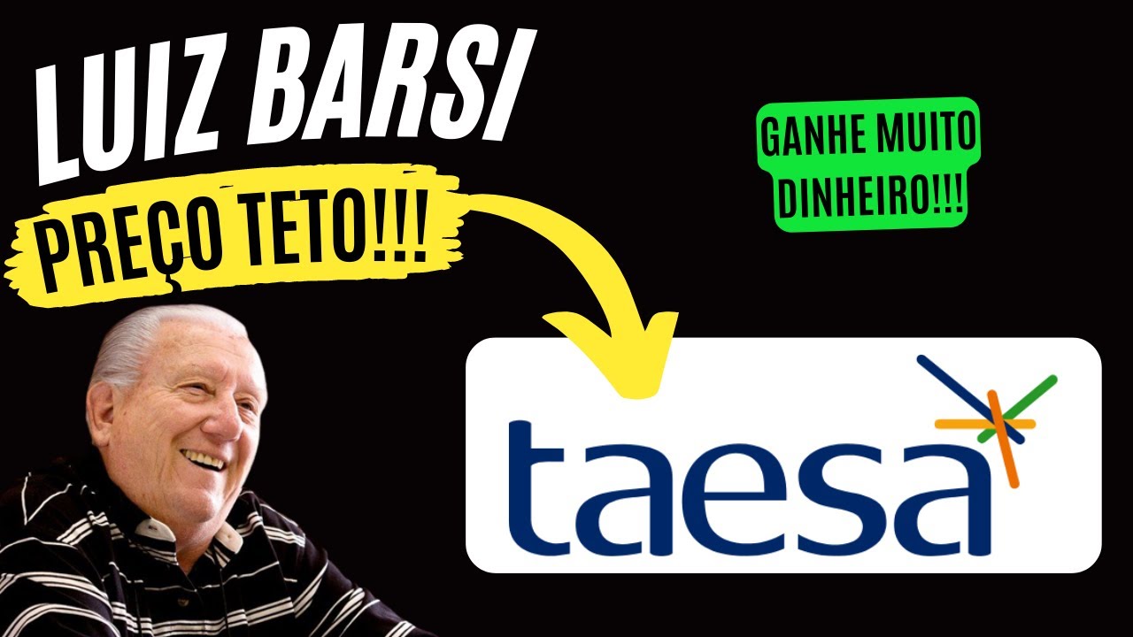 TAEE11 | PREÇO TETO DA TAESA - CRITÉRIO DO LUIZ BARSI #taee11 #taee4 #taee3 #barsi