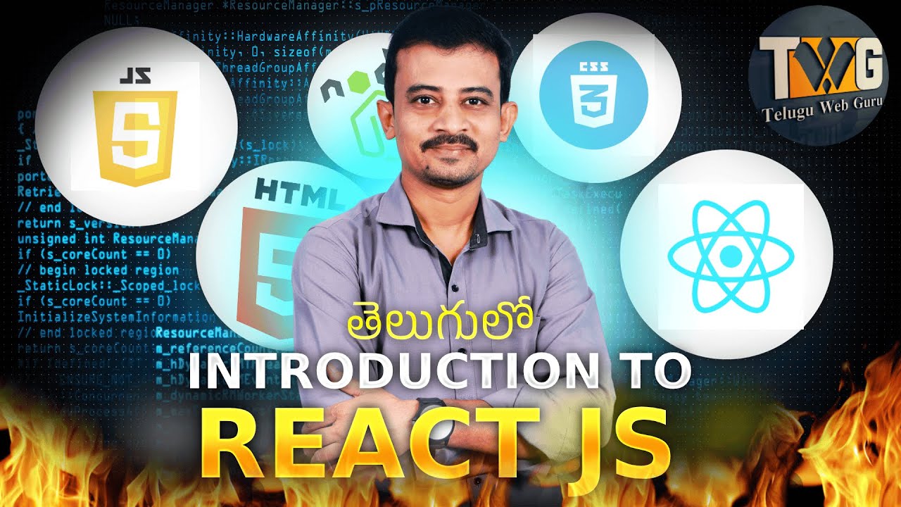 Introduction to ReactJs in telugu | ReactJs Tutorial in Telugu | TeluguWebGuru