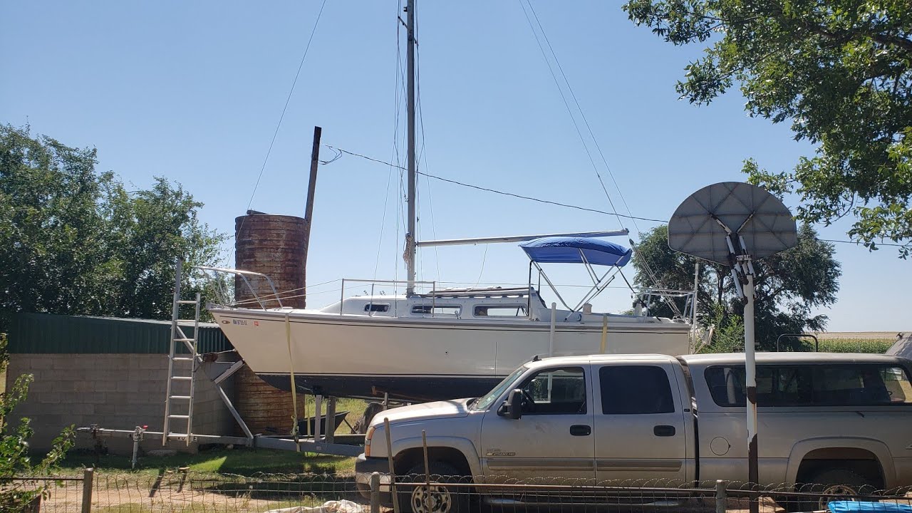 How to repair the crack in your swing keel trunk.