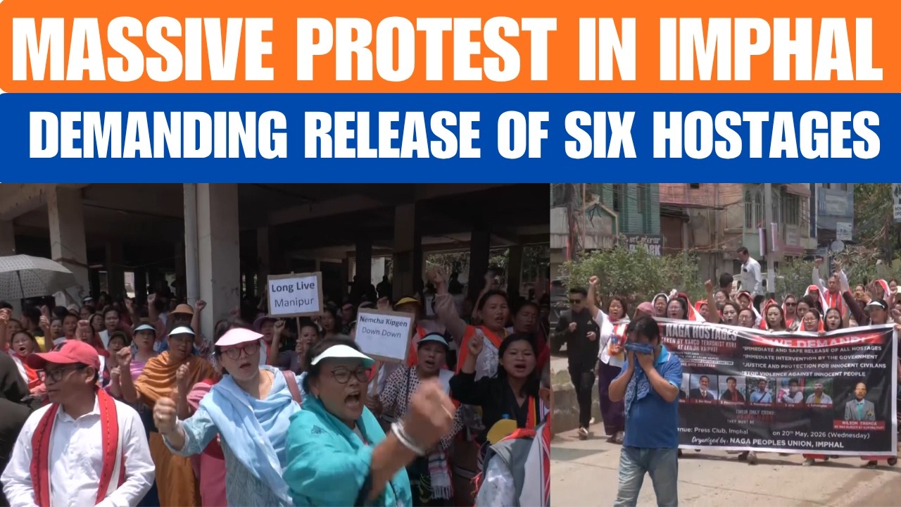 Manipur | Imphal: Naga People Union Holds Rally Demanding Release of Six Hostages | News9