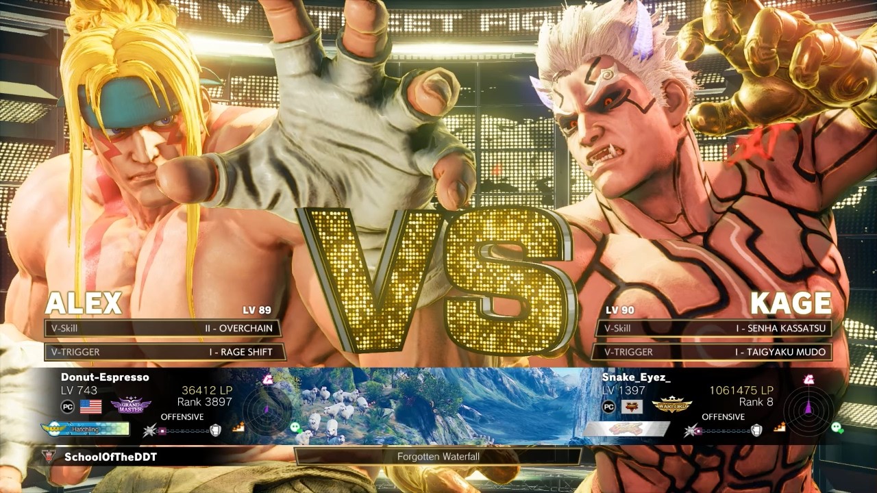 SFV Champion Edition 🔥 DONUTS ESPRESSO (Алекс) против SNAKE EYEZ (Кейдж) 🔥 Высококлассные матчи SF5!