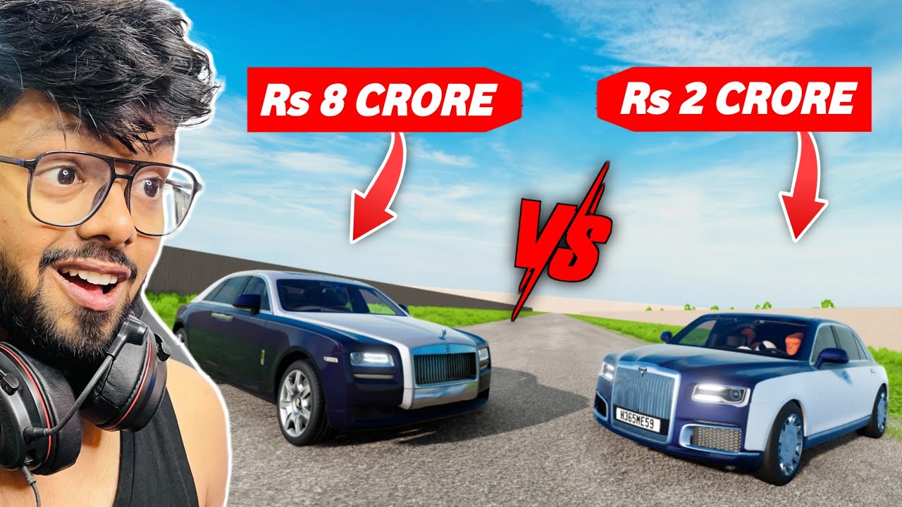 Fake vs Real Rolls-Royce Crash Test ( Expensive ) - AFKaman