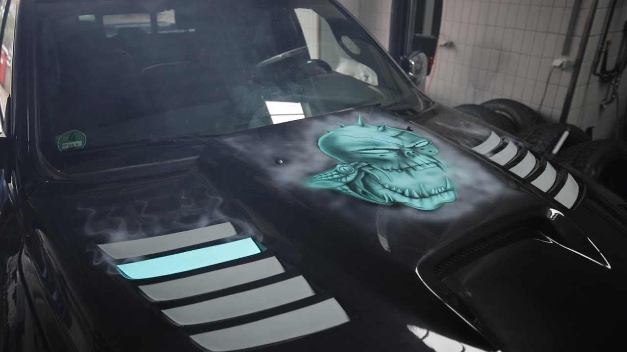 Dodge RAM - mehr als nur Tuning! Leuchtlack mit dem besonderen WOW-Effekt.