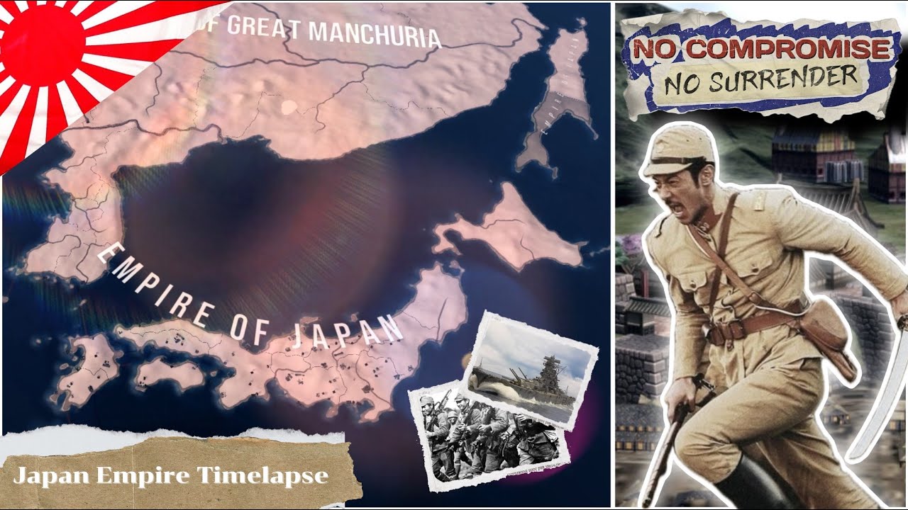 HOI4 - Japan Empire | HOI4 Timelapse