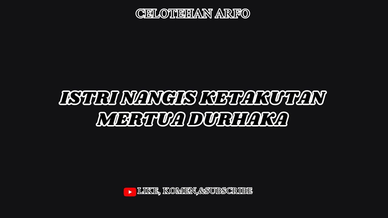 ISTRI NANGIS KETAKUTAN ⁉️|ASMR HUSBAND 