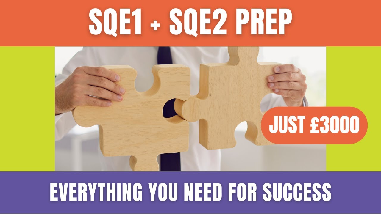 SQE1 + SQE2 Prep: Everything You Need for Success, Just &pound;3000 | Academy of Smart Lawyers