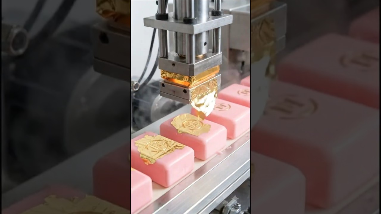 How Luxury Soap is Made in a Factory  Complete Industrial Processing Line
