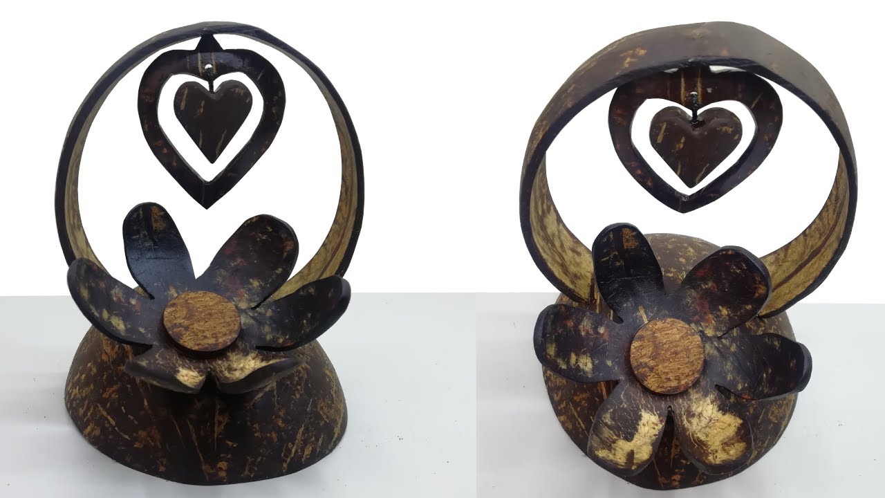 DIY Valentine gift from Coconut Shell by Simply Ammu Appu|| Easy and Quick Diy Project Ideas