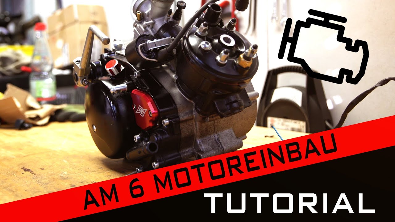 Motor Einbau @ Rieju MRT (Minarelli AM6) | Tutorial
