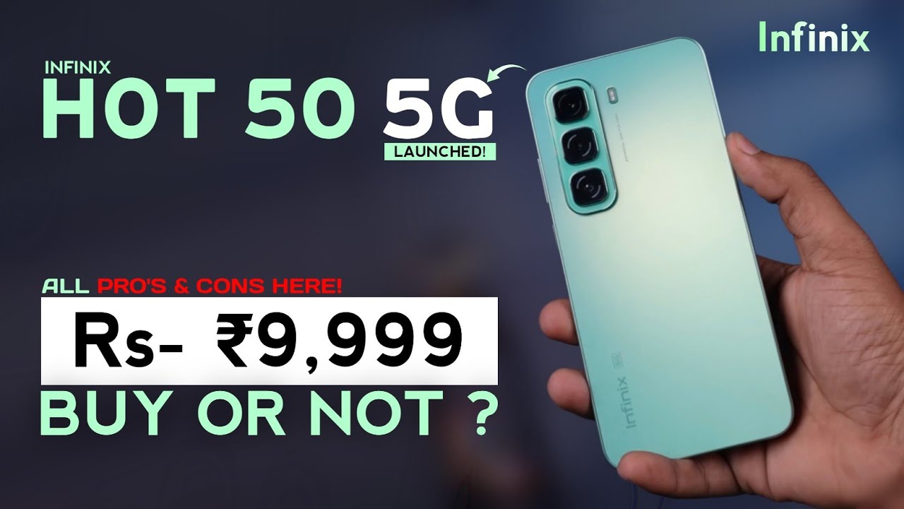 Infinix Hot 50 5g - BUY OR NOT ? | Review With Pro's & Con's Infinix Hot 50 | IP54, DM6300, 120Hz !