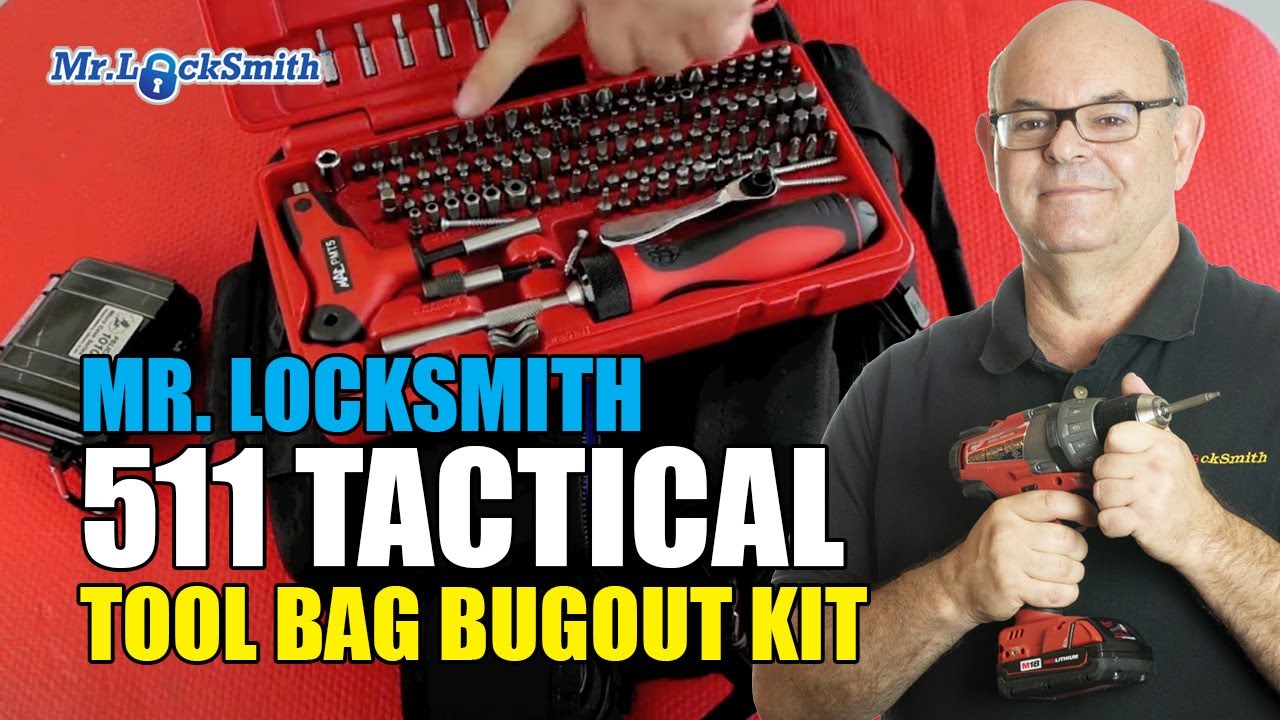 Mr. Locksmith 511 Tactical Tool Bag Bugout Kit | Video