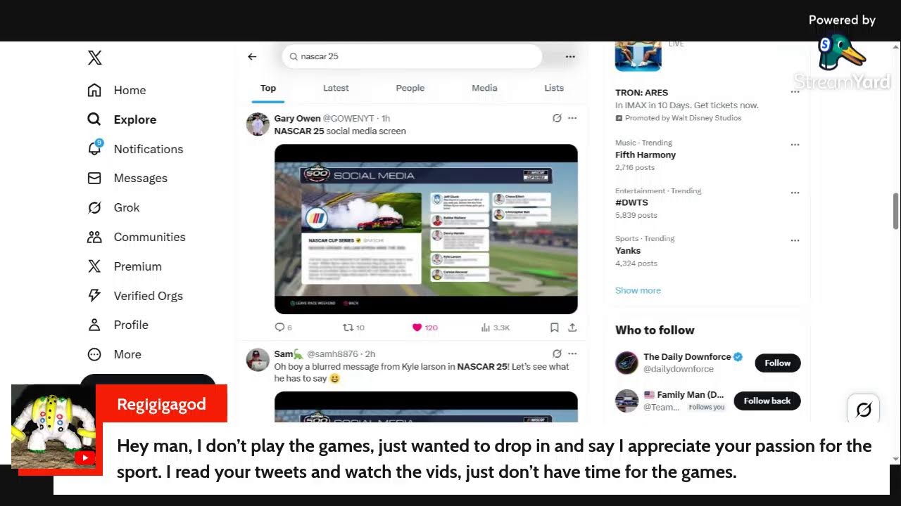 NASCAR 25 Discussion (Hype Is Disappearing)