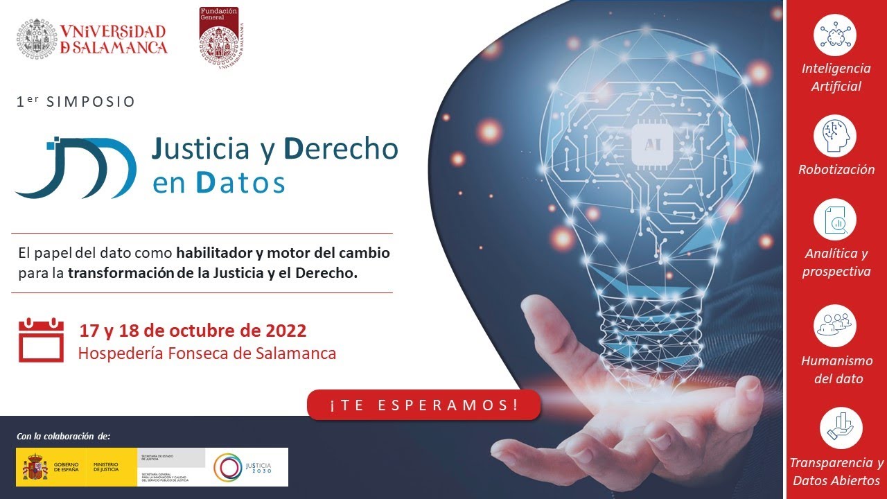 JUSTICIA Y DERECHO EN DATOS - SALA 2 - INTELIGENCIA ARTIFICIAL