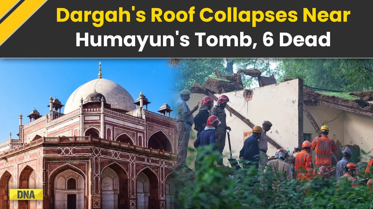 Delhi News: 6 Dead After Dargah's Roof Collapses Near Humayun's Tomb In Delhi | Latest New