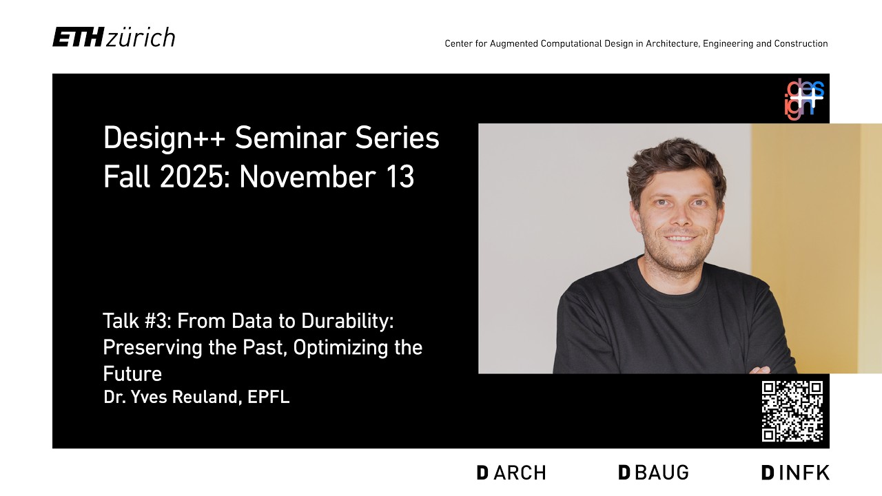 FS25-Talk3: Dr. Yves Reulandhigh From Data to Durability: Preserving the Past, Optimizing the Future
