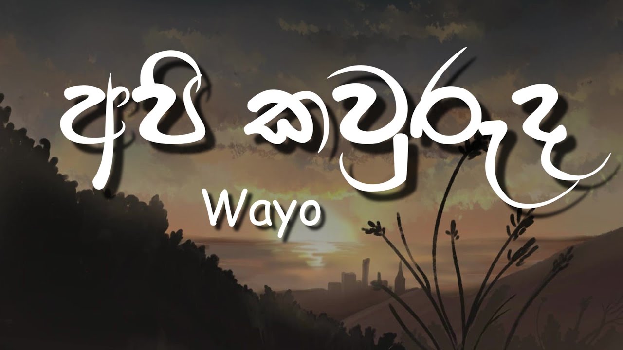 Api Kawuruda (Lyrics) | අපි කවුරුද - WAYO