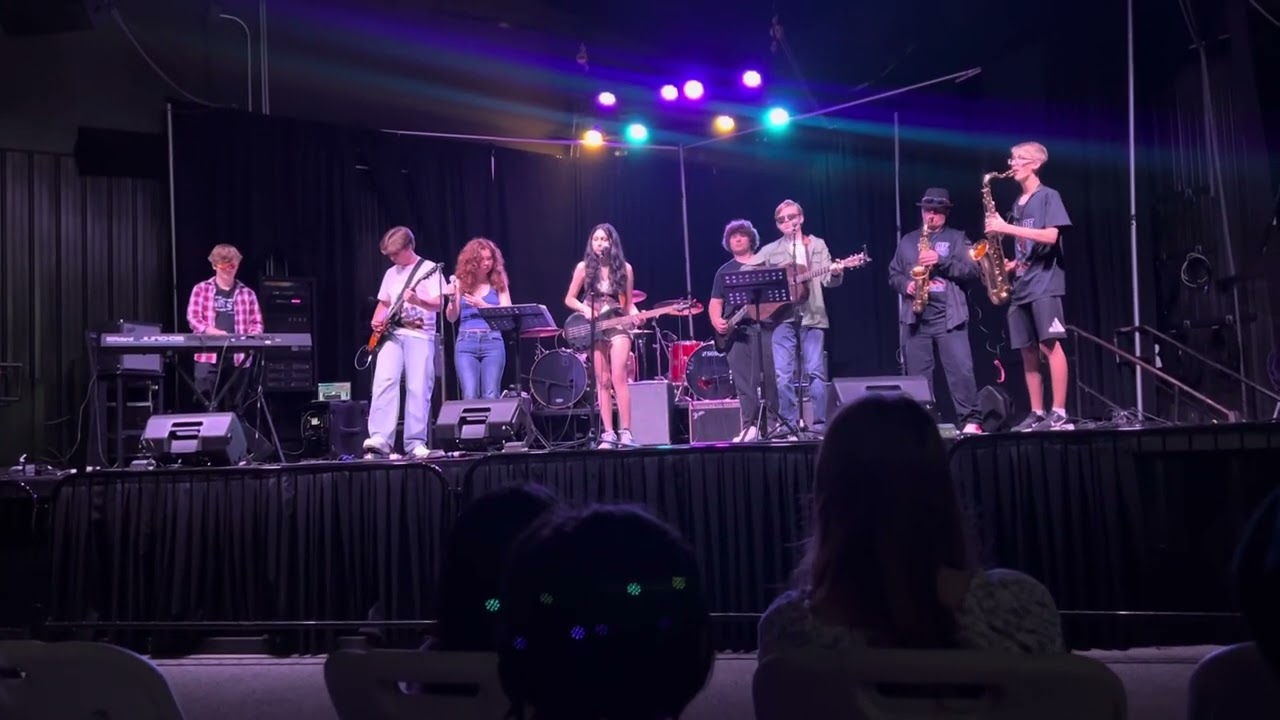 Superstition mashed with Maneater Performed by City Of Delusion @First Gig Rock Camp.