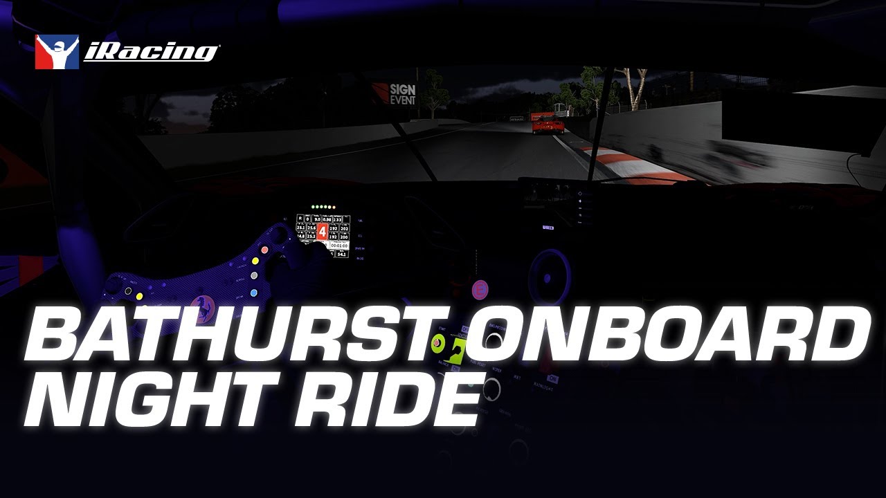 iRacing Dusk/Night Racing Ambience | Bathurst | Ferrari 488 GT3 Evo 2020