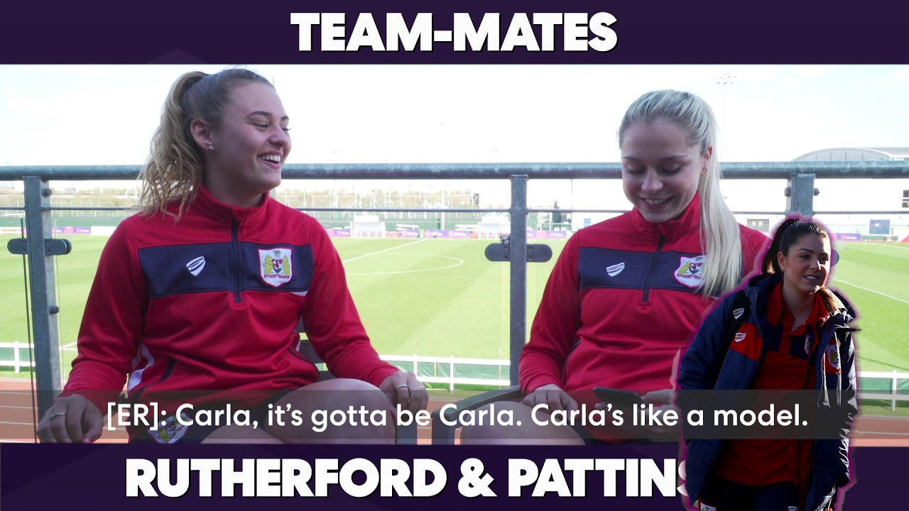 Teammates with Ella Rutherford and Poppy Pattinson
