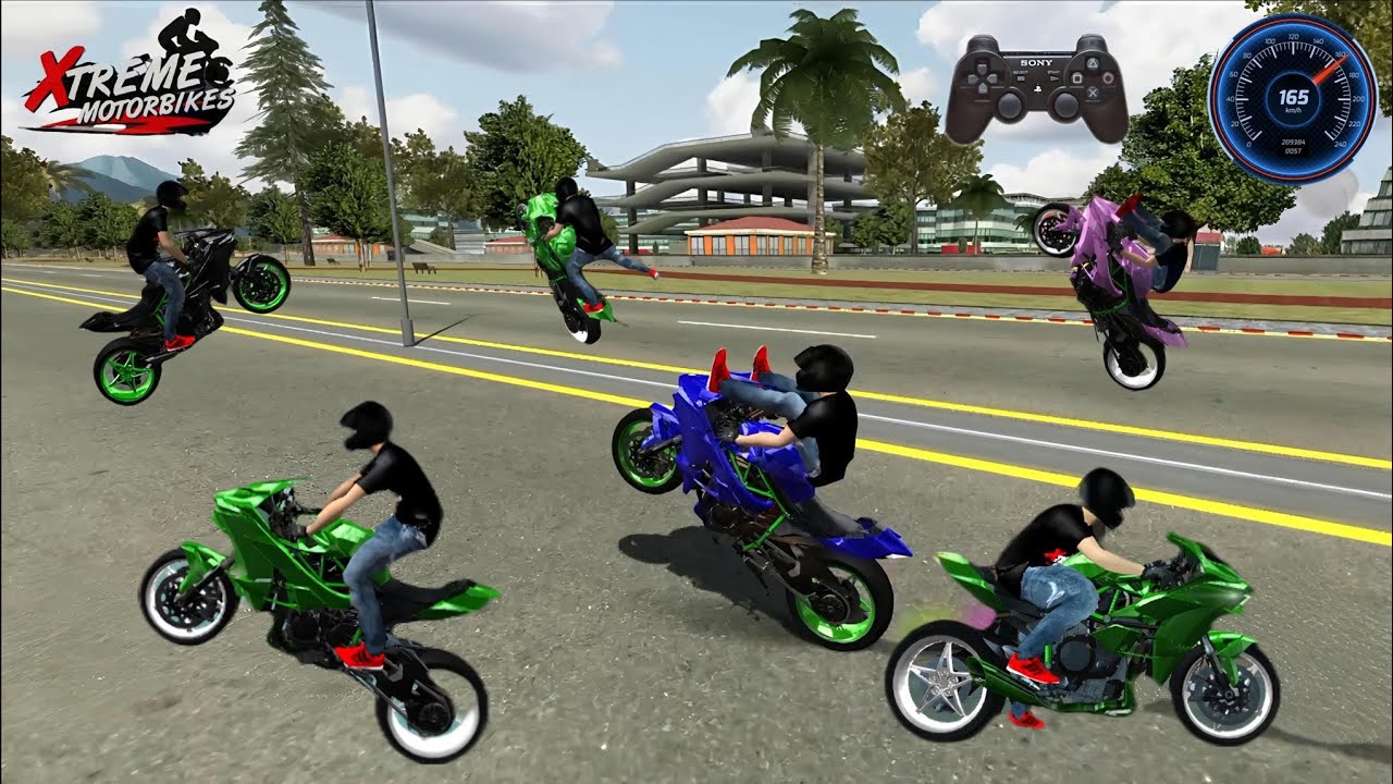 Extreme Motorbikes Simulator - High Graphics Superbike Racing Gameplay Android Bike Stunts Part - 17