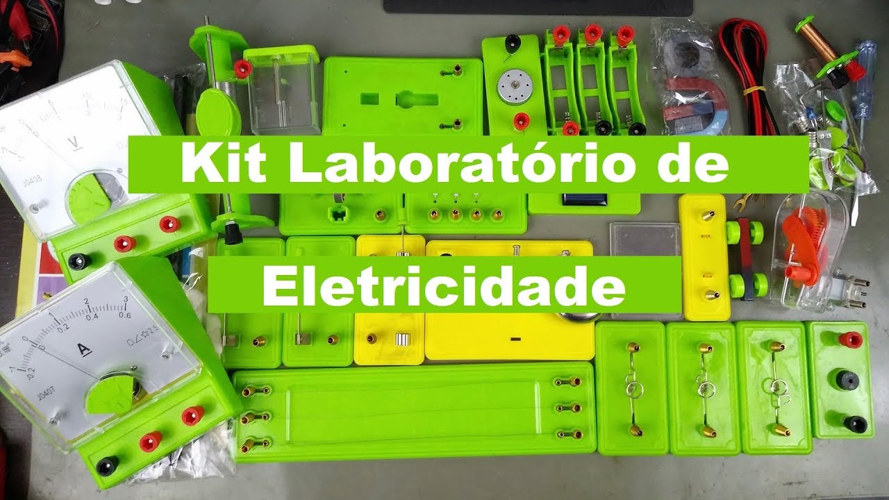 Kit de laboratório educacional de experiências com eletricidade - Review e testes