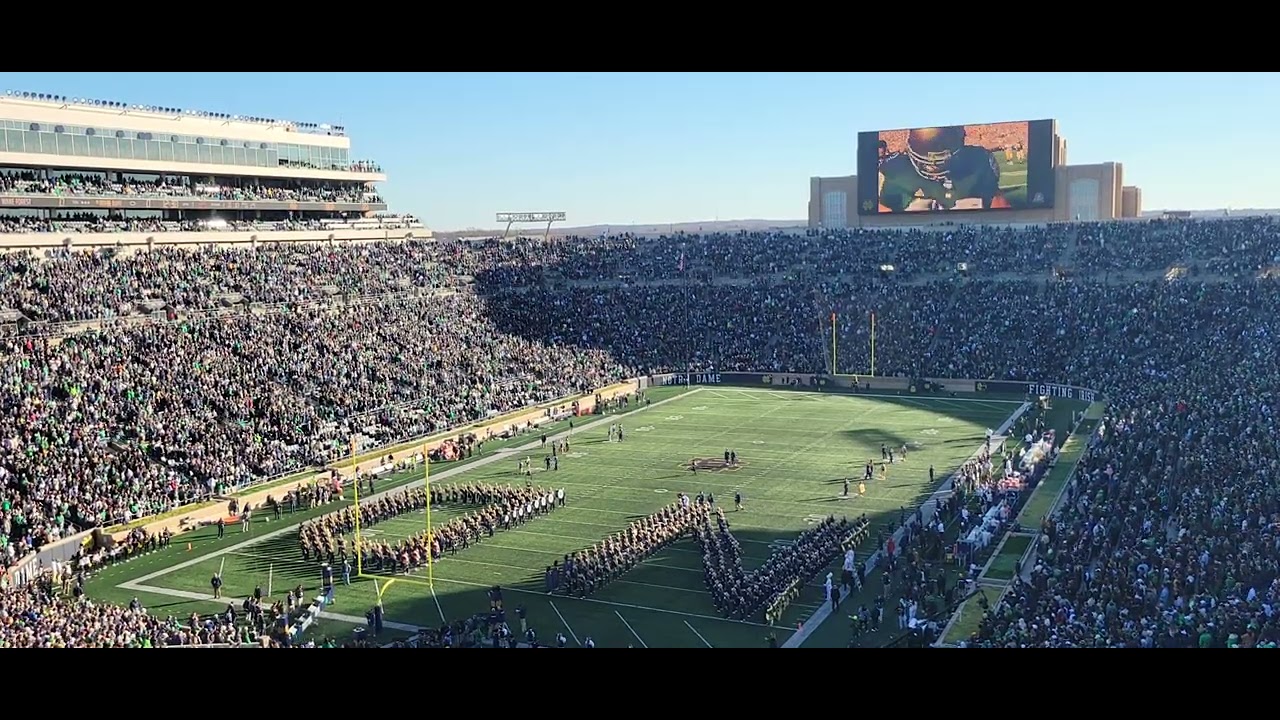 Notre Dame Band of the Fighting Irish - Pregame - Senior Day - Wake Forest Week - 11/18/23