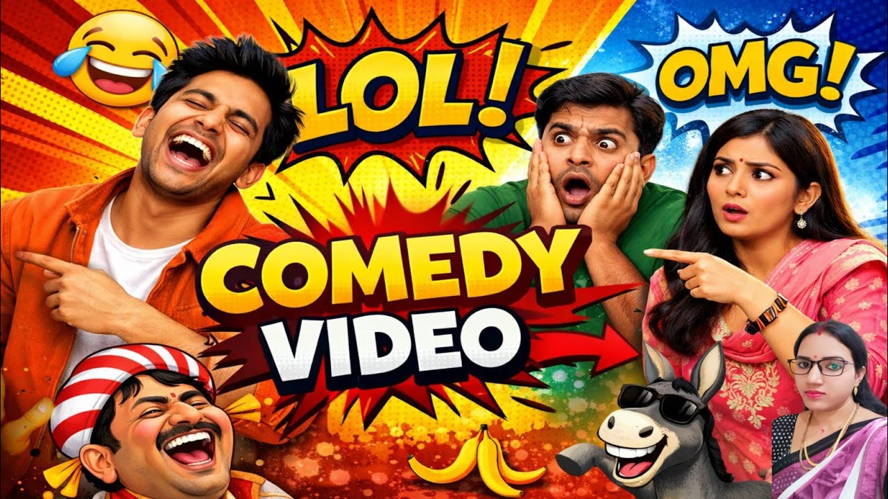 इतनी मजेदार कॉमेडी कि पेट दर्द हो जाएगा 🤣Try Not To Laugh 😂 सबसे मजेदार कॉमेडी वीडियो #comedy #funny