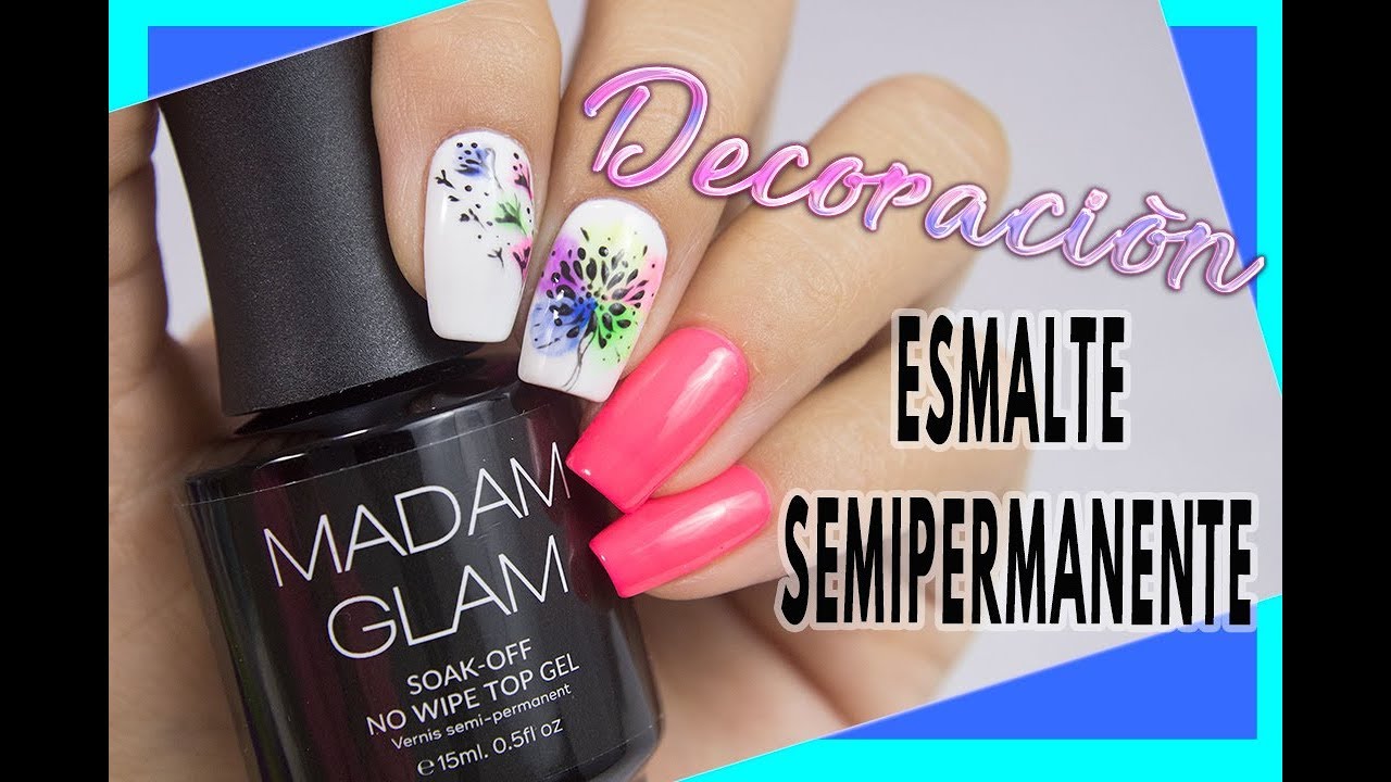 CLASE #7 Decoración usando esmaltes semipermanentes 💅🌿(funnailstatyz)