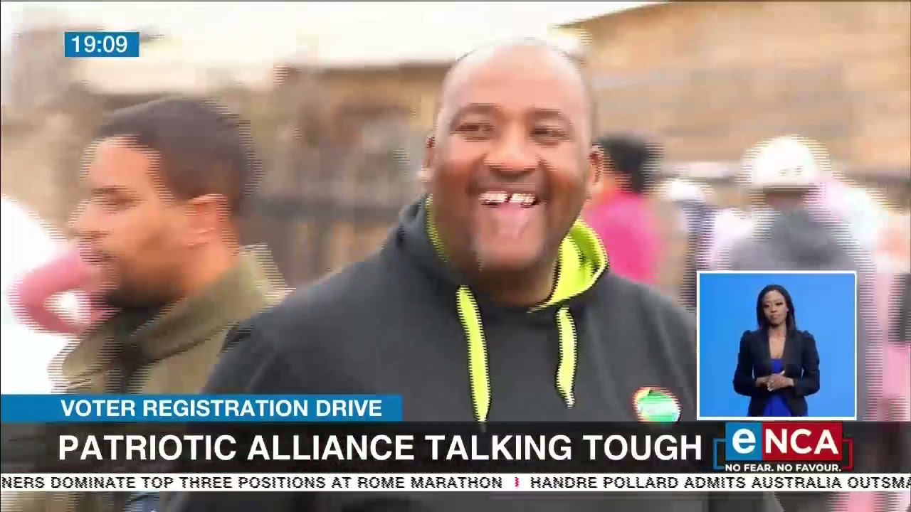 Voter Registration Drive | Patriotic Alliance talking tough