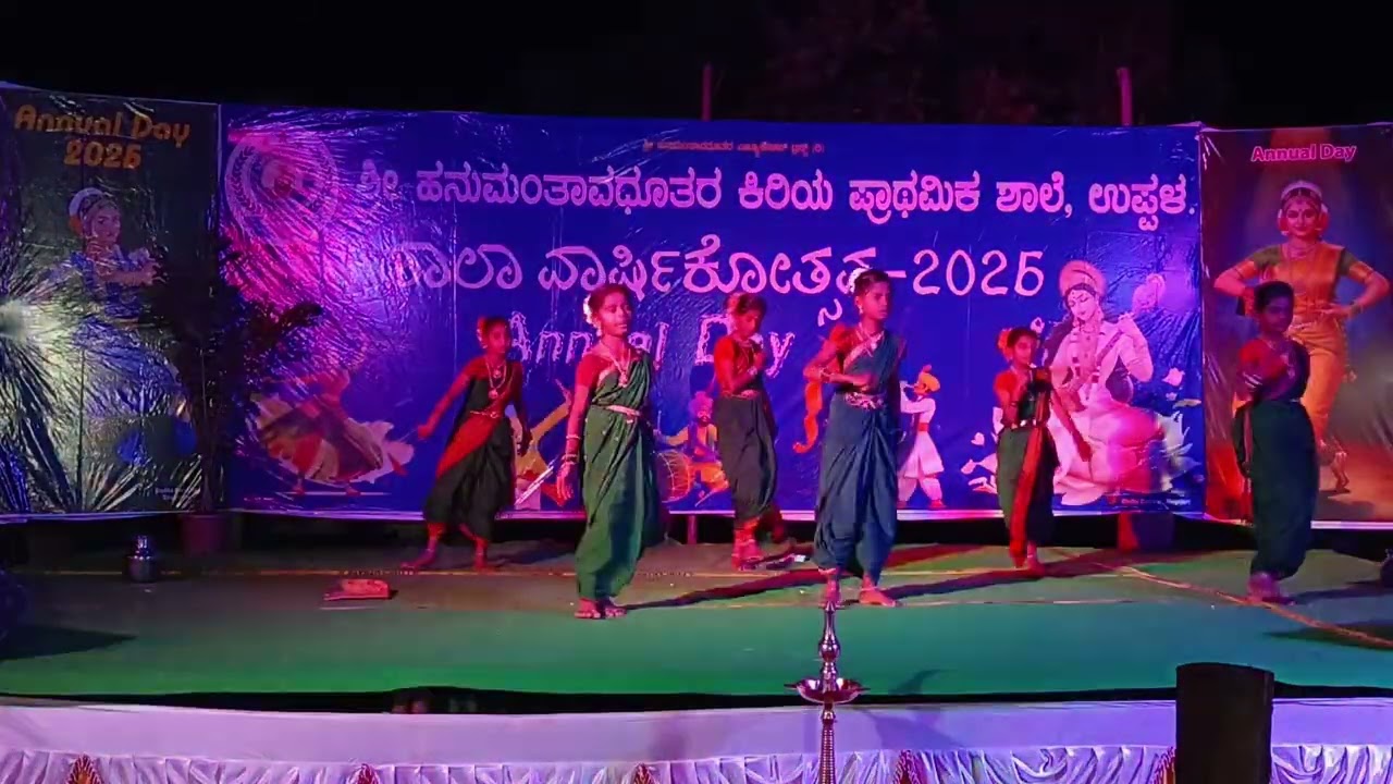 Village Culture Remix Dance 🔥🌾💃| Grade 4, 5, 6 & 7 Girls | Annual Day | SHHP School Uppala