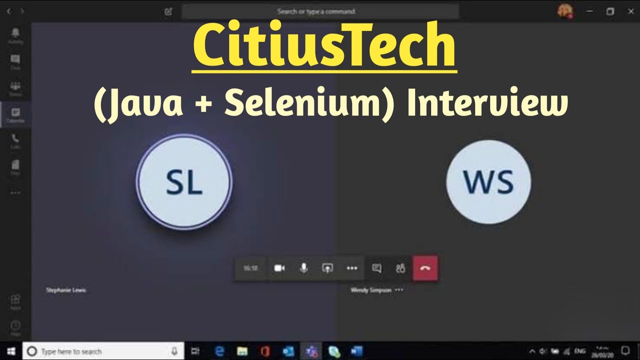 Настоящее собеседование по тестированию CitiusTech Automation (Selenium + Java) в командах | Перв...