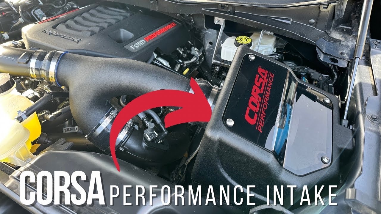 The Raptor is breathing a little better with a Corsa intake - #corsaperformance #raptor