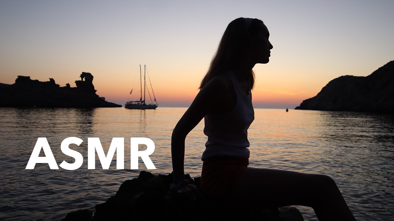 TE DUERMO MIENTRAS SE PONE EL SOL🌞 *ASMR* SONIDOS DE MAR 🌊