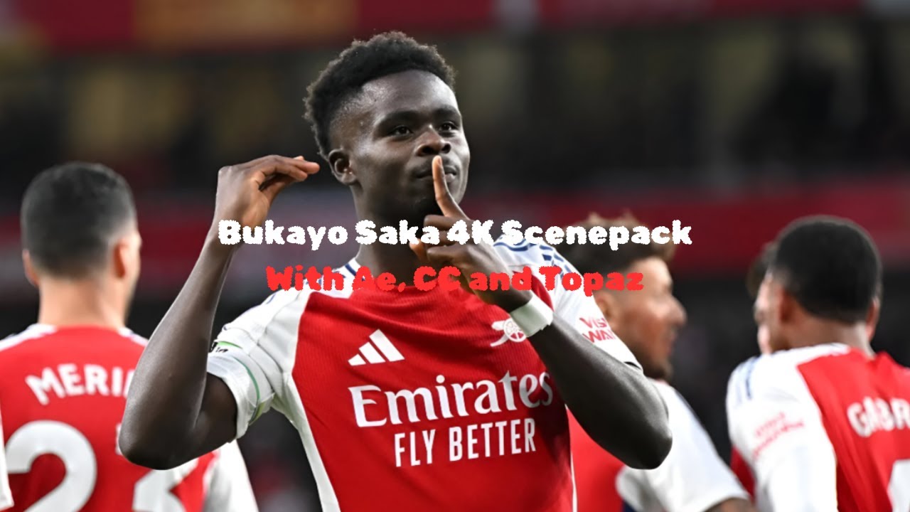 BUKAYO SAKA ● RARE CLIPS ● SCENEPACK ● 4K 60FPS (With AE CC and TOPAZ)
